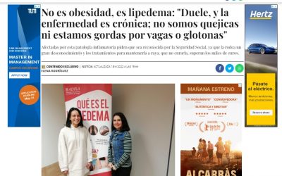 Artículo Heraldo de Aragón sobre Lipedema